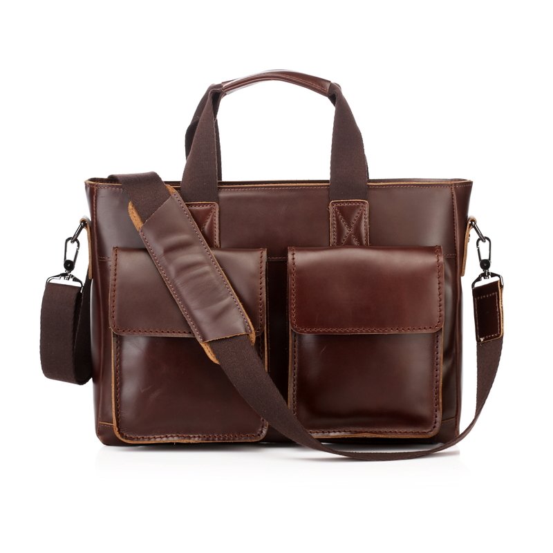 Aarav Vintage Distressed Leather Laptop Bag LH1283