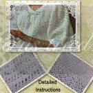 Crochet Pattern DIY for Bed Jacket Feminine and Elegant