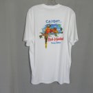 Tommy Bahama tee shirt men's white Small caught red handed parro tNew