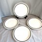 Lauren Ralph Lauren Cafe Stripe set of 4 desert bread & butter plates 7-1/2"