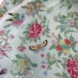 Chinese export celadon shrimp dish plate enameled birds flowers 19th century