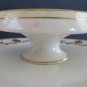Nippon Noritake tray 2 tier serving platter desert raised gold gilded porcelain
