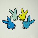 Play Boy Bunny Stickers Lot of 4 1990's Vintage