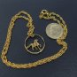Jewelry Coin Art, Uruguay Horse Coin Necklace