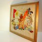 Baby Shower Gift, Picture, Giraffe Slide, 3D Embroidered