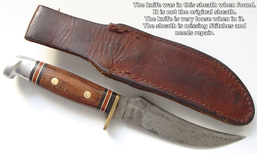 Old Western Knife USA W39 By Camillus Cutlery Co. 19912007