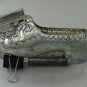 Very Old French Low Heel 6-inch Shoe with Lace and Bow Chocolate Mold