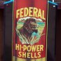 Tin Sign with Raised Lettering Hi-Power Shells