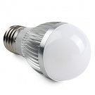 E27 7W 650-700LM 6000-6500K Natural White Light LED Ball Bulb (220V)
