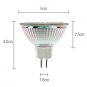 MR16 3W 48x3528 SMD 120-150LM 2800-3200K Warm White Light LED Corn Bulb (12V)