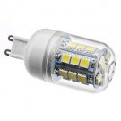 G9 27x5050 SMD 3.5W 300LM 5500-6500K Natural White Light LED Corn Bulb (230V)