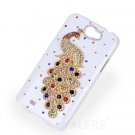 Peacock Rhinestone Diamond Case Cover For Samsung Galaxy Note i9220 - Colorful peacock