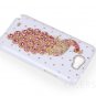 Peacock Rhinestone Diamond Case Cover For Samsung Galaxy Note i9220 - Rose pinkpeacock