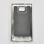luxury Stainless steel Rhinestone Diamond Case Cover For Samsung Galaxy Note i9100 i9108 - Pink