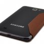 Flip Artificial Leather Single-sided Case Cover For Samsung Galaxy Note i9220 - Brown