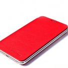 Bling Leather  Case Cover For Samsung Galaxy Note i9220 - Red