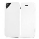 Folio Style TPU Case For iPhone 5 - White