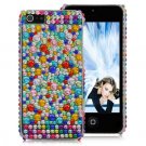 Diamond Rhinestone Bling Hard Case For iPhone 5 - Colorful