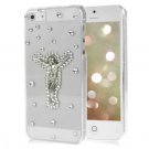 Jesus\' Cross Design Rhinestone Hard Case For iPhone 5
