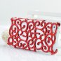 Hollowed Floral Routine Plating Hard Case For iphone 5 - RED
