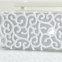 Hollowed Floral Routine Plating Hard Case For iphone 5 - white