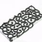 Hollowed Floral Routine Plating Hard Case For iphone 5 - black