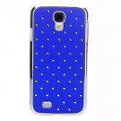 Starry Sky Pattern Hard Case with Rhinestone for Samsung Galaxy S4 I9500 (blue)