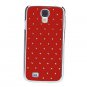 Starry Sky Pattern Hard Case with Rhinestone for Samsung Galaxy S4 I9500 (red)