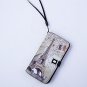 Vintage Eiffel Tower Pattern PU Case with Stand and Card Slot for Samsung Galaxy S4 I9500