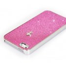 luxury shining Rhinestone Hard Case Cover For iPhone 5 - Red