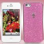 luxury shining Rhinestone Hard Case Cover For iPhone 5 - Red