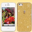 luxury shining Rhinestone Hard Case Cover For iPhone 5 - Yellow