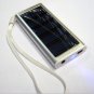 silicon solar battery charger for mobile phone,1350 mAh Monocrystalline ——white