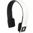 colorful Wireless Bluetooth stereo headset headphone with mic for cellphone ,PC ,MP3 MP4----White