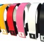 colorful Wireless Bluetooth stereo headset headphone with mic for cellphone ,PC ,MP3 MP4----White