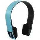 colorful Wireless Bluetooth stereo headset headphone with mic for cellphone ,PC ,MP3 MP4----Blue