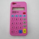Calculating Machine Pattern Design Silicone Case For iPhone 5 - Pink
