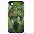 New 3D effect dragon and cross style hard case cover for iphone 4 ,4S,