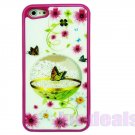 New buttery hard case for iphone 5 ,with rhinestones inside