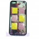 New colorful cosmetic style  hard case for iphone 5 ,with rhinestones inside