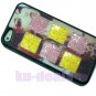 New colorful cosmetic style hard case for iphone 5 ,with rhinestones inside