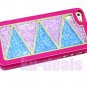 New luxury cosmetic style hard case for iphone 5 ,with rhinestones inside