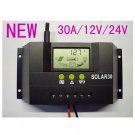 30A 12V/24V Solar Charge Controller Regulator Fot Solar Battery Panel Safe Protection With CE