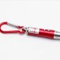 3 in 1 Laser Pointer 2 LED Flashlight UV Torch Keychain