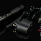 2000 Lumen Flashlight Cree XML XM-L T6 Torch  Waterproof FlashLights + 2Charger + Mount