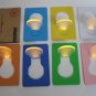 Christmas gifts Wallet Card Pocket LED Card Night Light Lamp Portable card lamps