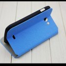 Protective PU + TPU Covers Holder Cases for Fly IQ450 Blue