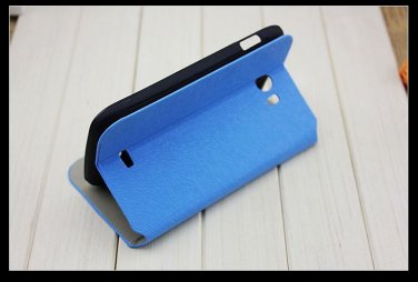 Protective PU + TPU Covers Holder Cases for Fly IQ450 Blue