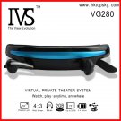 52inch virtual screen mp4 video glasses, 4G memory, tf card up to 32G, free DHL shipping