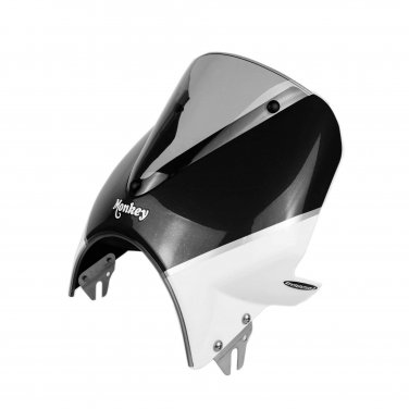 Honda Monkey 125 (18+) Fly Screen: Black / White 21250B